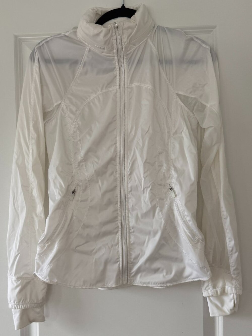White Lululemon Windbreaker